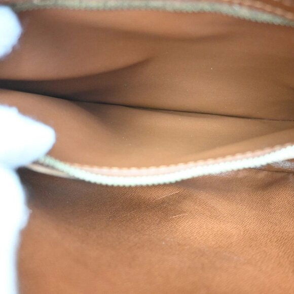 LOUIS VUITTON Jeune Fille GM Shoulder Bag Monogram Leather Brown - Picture 11 of 14